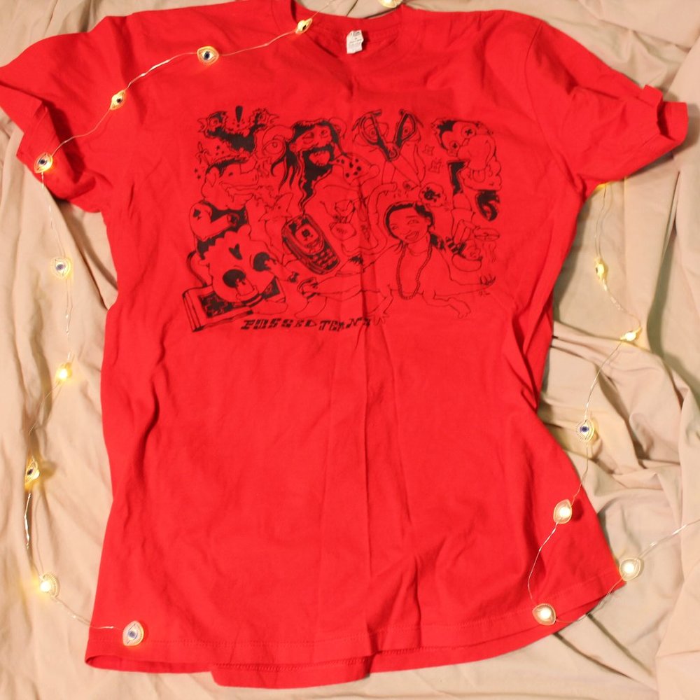 Red Short Sleeve Pissed Jeans Teeshirt